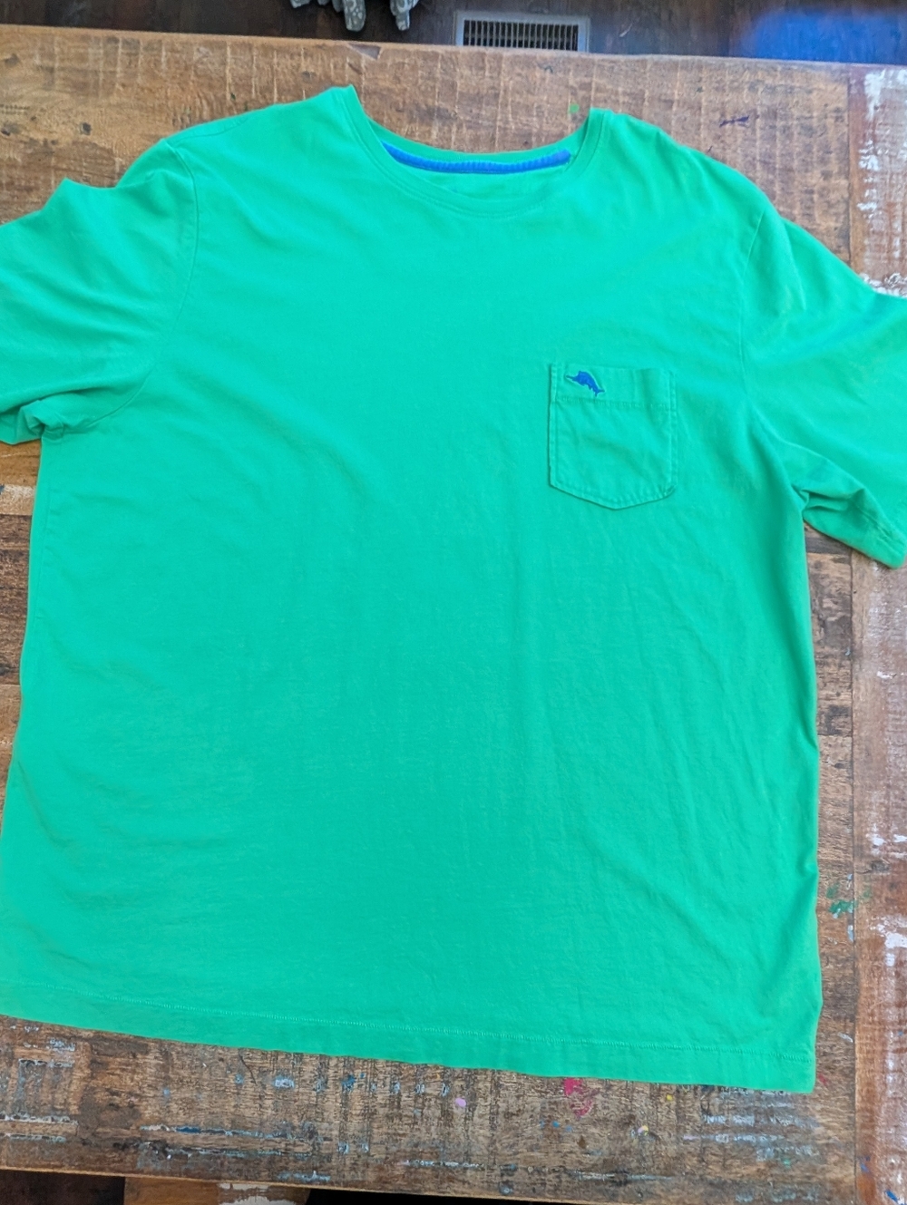 Tommy Bahama Green Pocket Tee Men’s XL Short Sleeve Casual Shirt